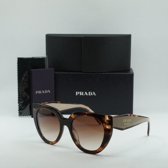 🕶️ New Prada PR14WSF 01R0A6 Sunglasses - Caramel Tortoise/Powder Frame - Picture 8 of 8